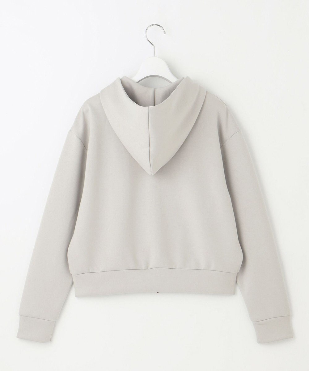 Feroux 【洗える】ダブルジップダンボールロゴ パーカー 