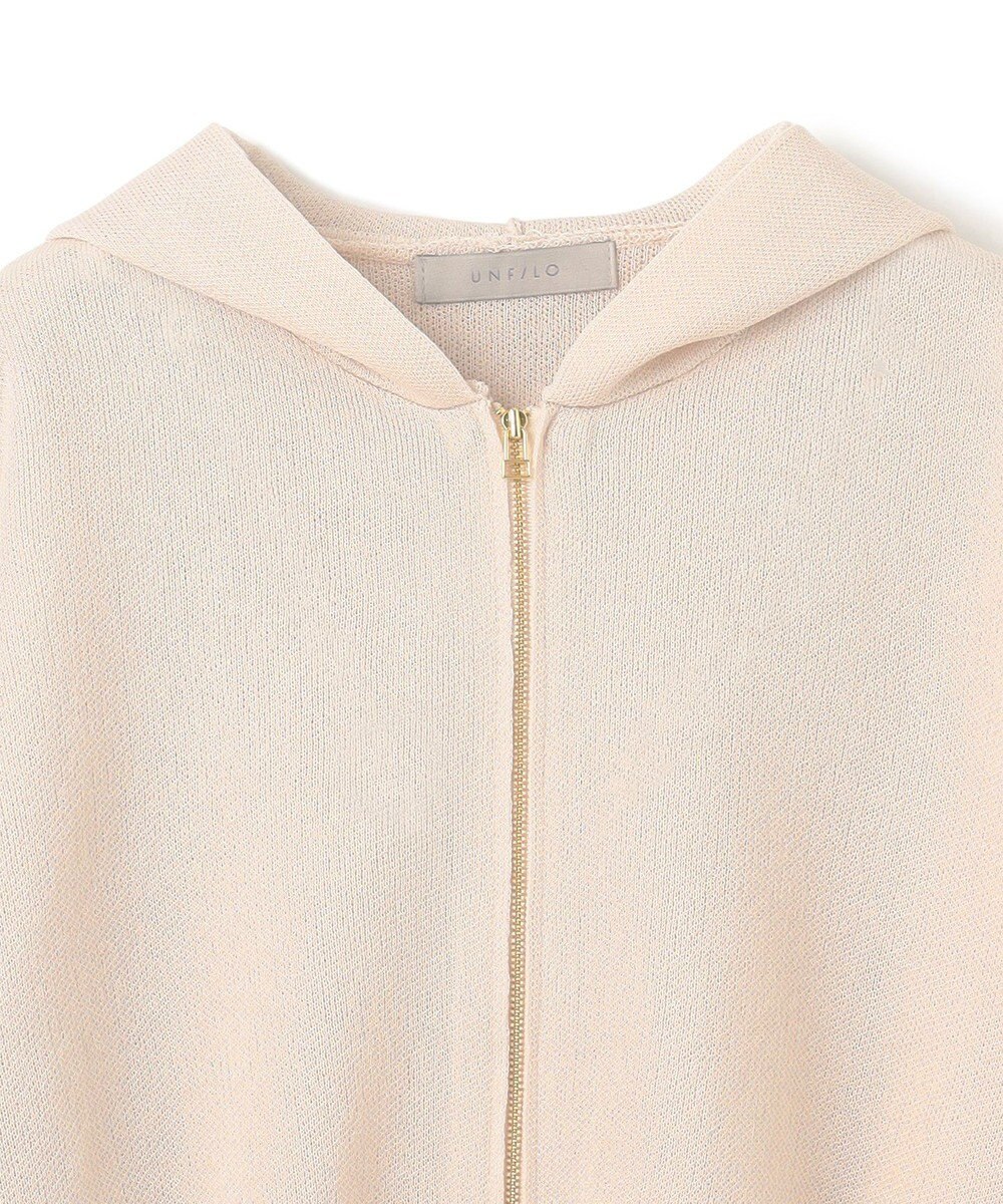 UNFILO シアーダンボールニット ZIPフーディ 