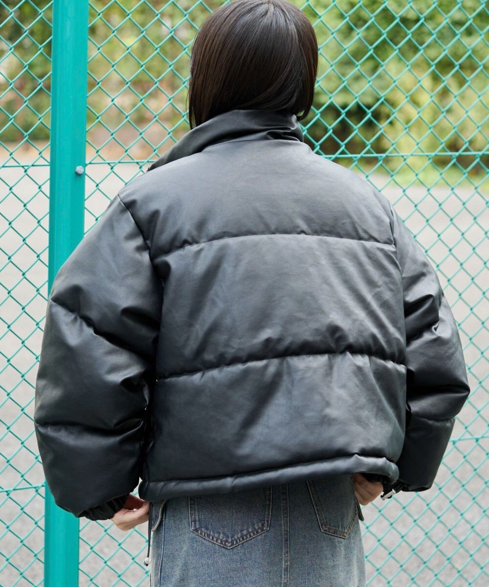 WEGO 【25秋冬新作】PUスタンドパファーブルゾン 