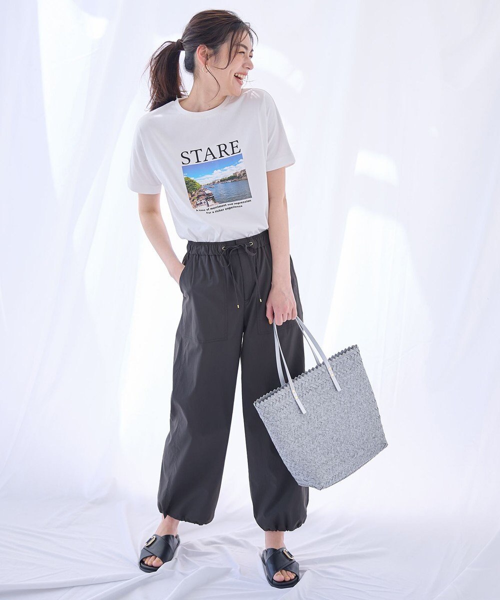 ANY L オーガビッツロゴ・フォトTシャツ 