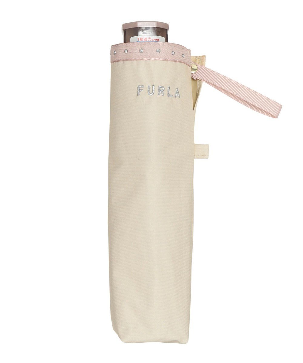 MOONBAT 【フルラ （FURLA）】晴雨兼用折りたたみ日傘　スタッズ 