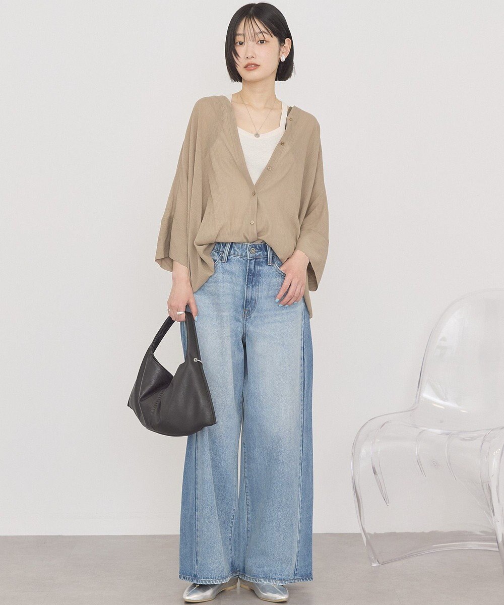 AMERICAN HOLIC Vネックポンチョシャツ 