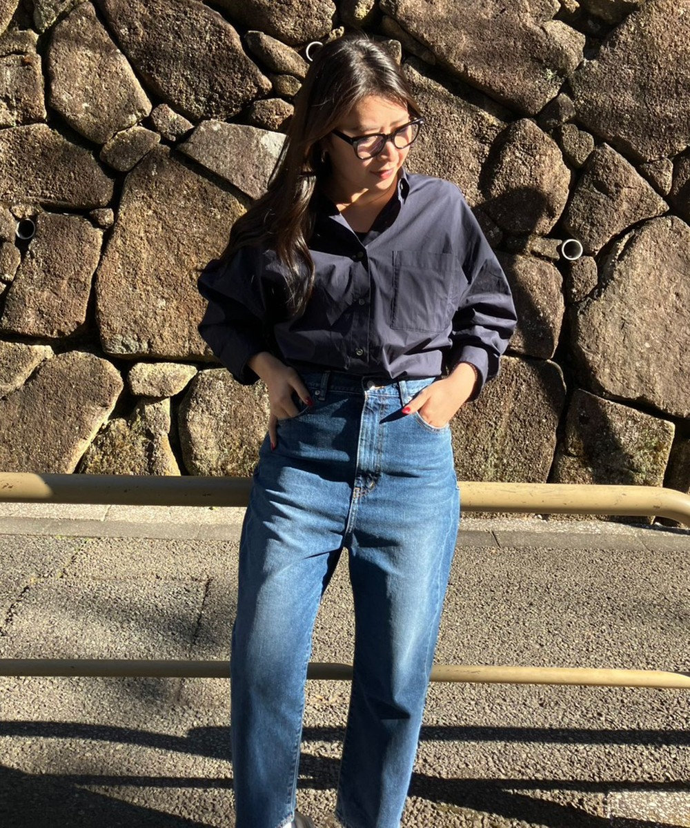 woadblue 【先行販売】SALUU サルー ストレートアンクル デニムパンツ 