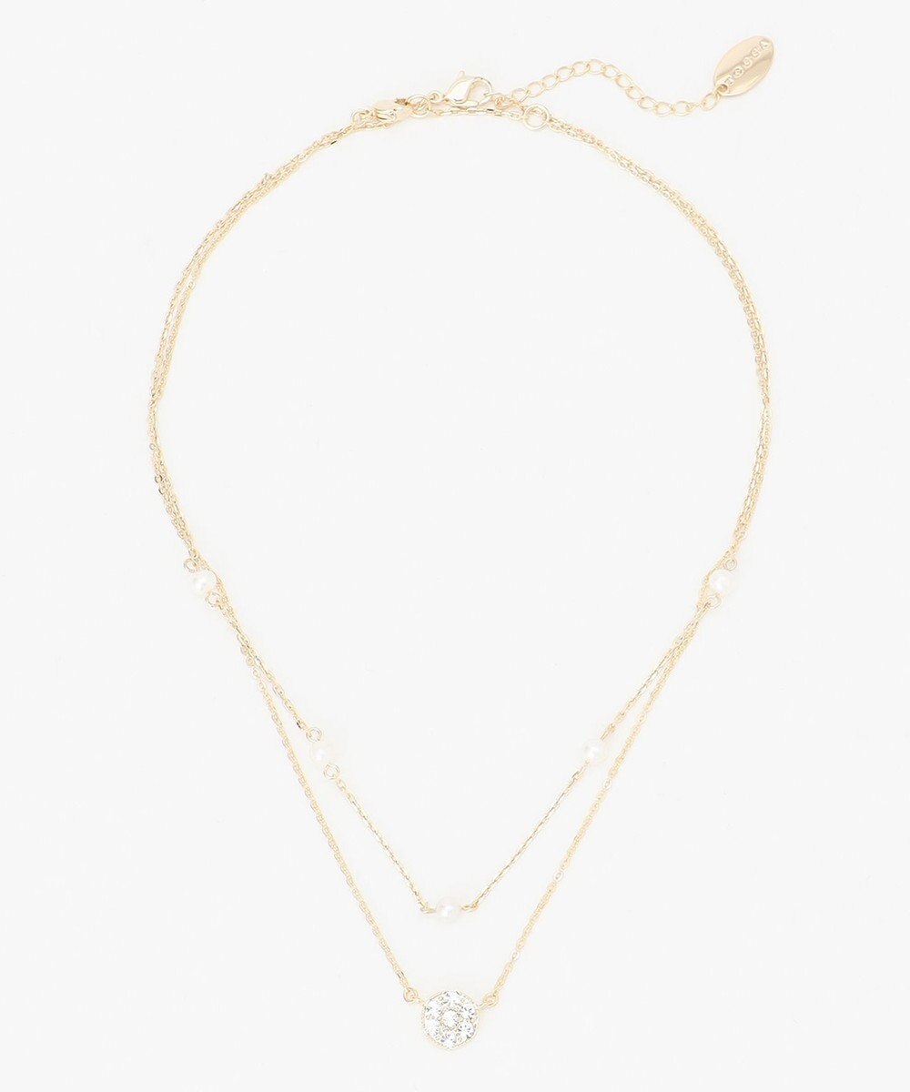 TOCCA DAHLIA LAYERED NECKLACE 淡水パール レイヤード ネックレス 