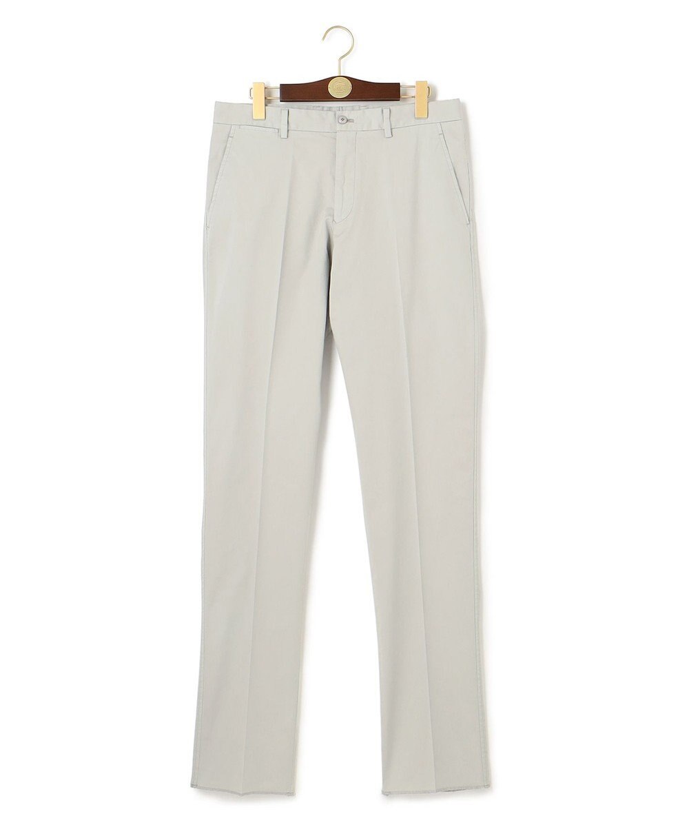 J.PRESS MEN オーガニックコットントリコチンストレッチ スローンパンツ 