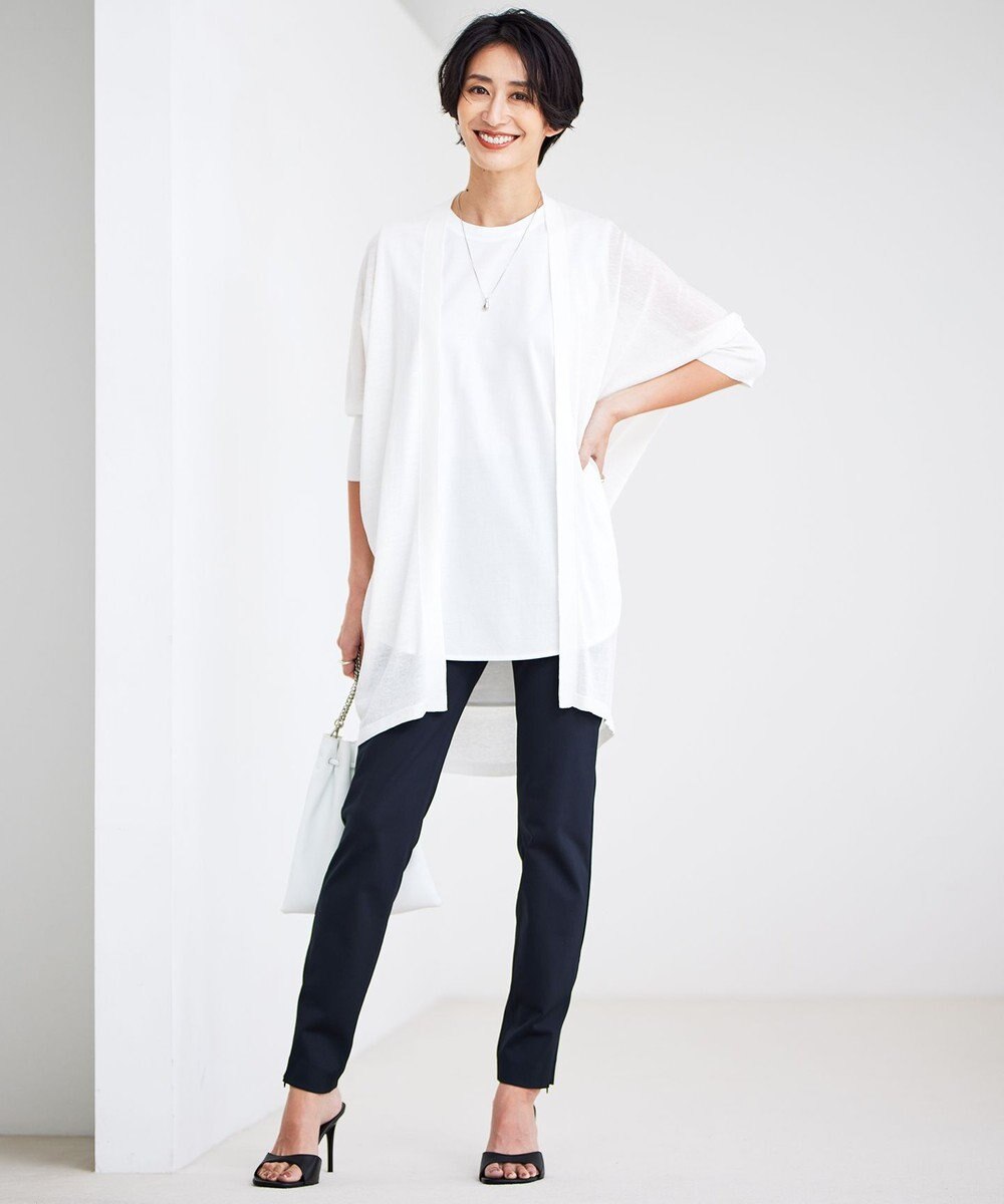 ICB 【接触冷感・洗える】コンパクトスムース ノースリーブTシャツ 