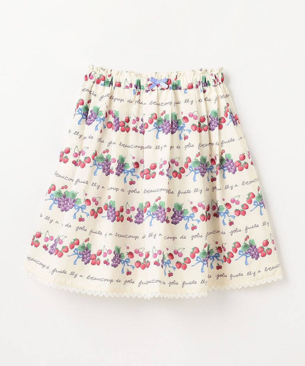 ANY KIDS 総柄フルーツ スカート 