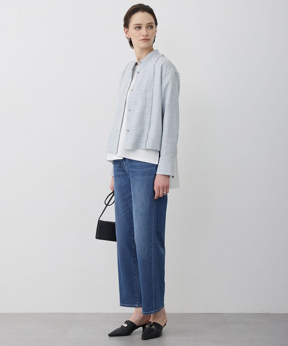 ICB L シフォンプリーツコンビ カットソー 