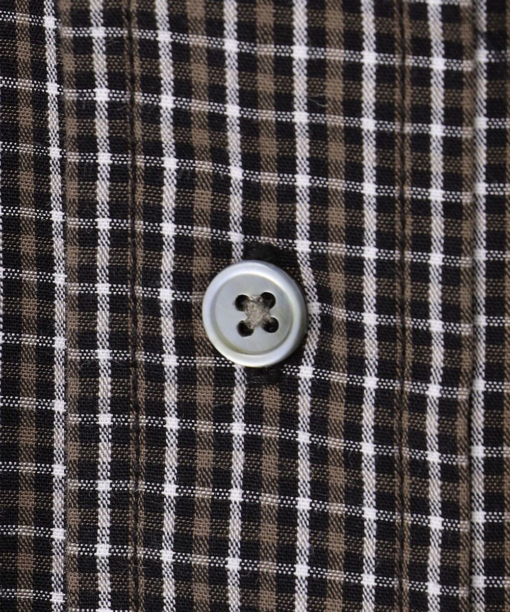 J.PRESS YORK STREET 【UNISEX】ミニチェック クレイジーパターンシャツ 