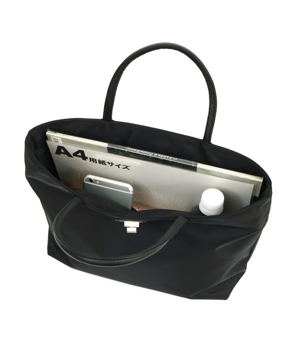 UNBILLION VERYコラボ　ペルケ perche / 牛革フラップナイロントートバッグ 