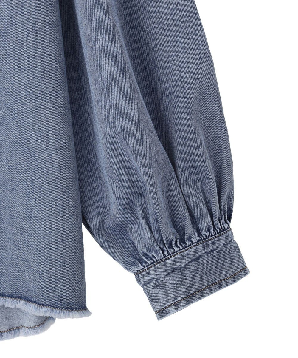 earth music&ecology 【予約】ウエスタンデニムシャツ 