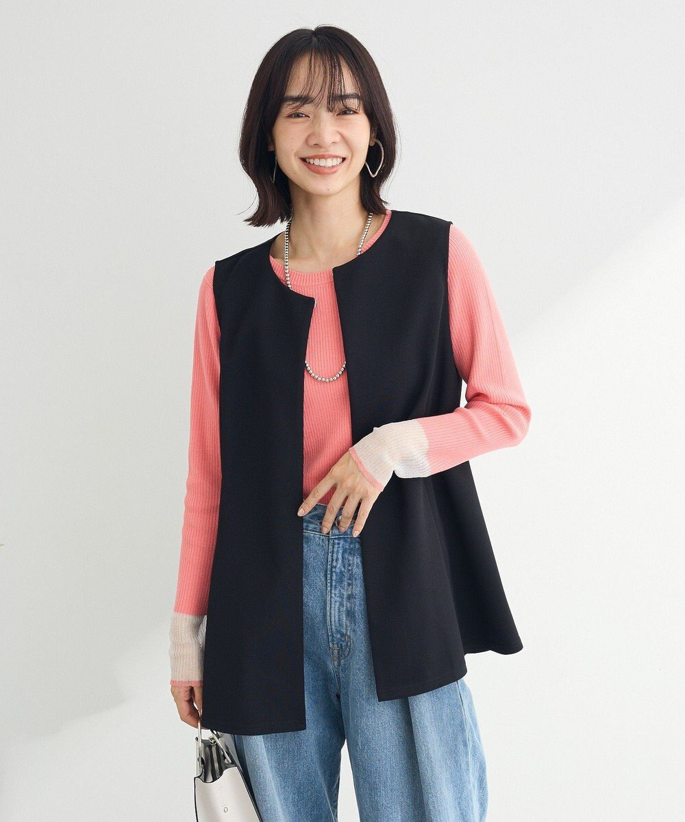 Green Parks きれいシルエットジレ 