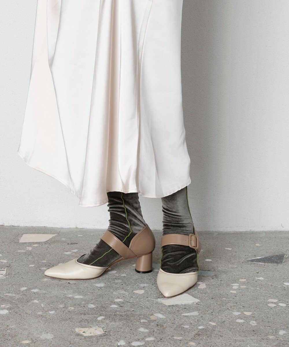 TRICOTE ベロアハイソックス 