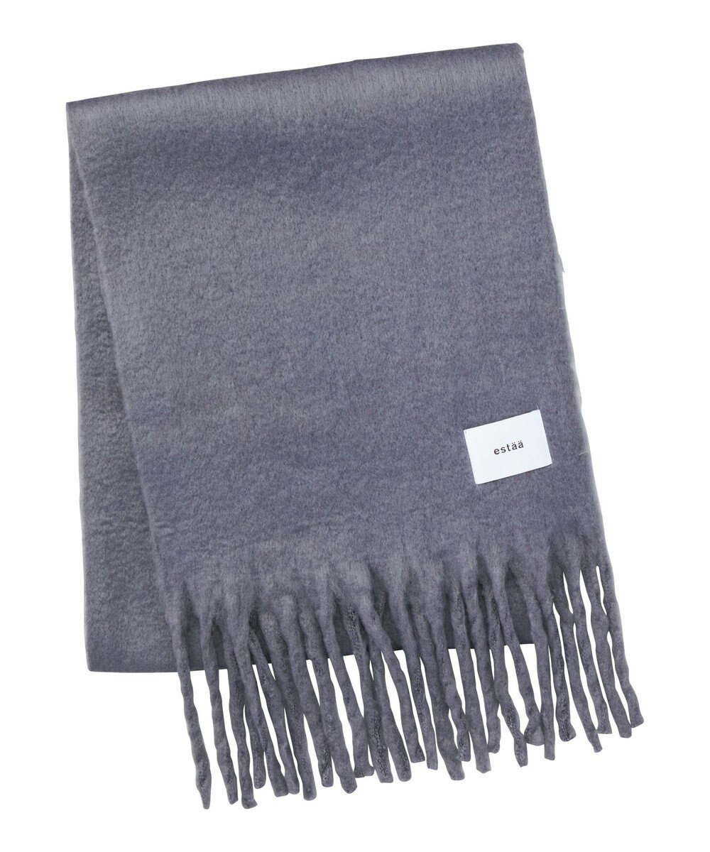 MOONBAT 【美人百花2月号/CanCam/andGIRL掲載】洗える ボリュームマフラー ソフトプレーン 幅40cm 