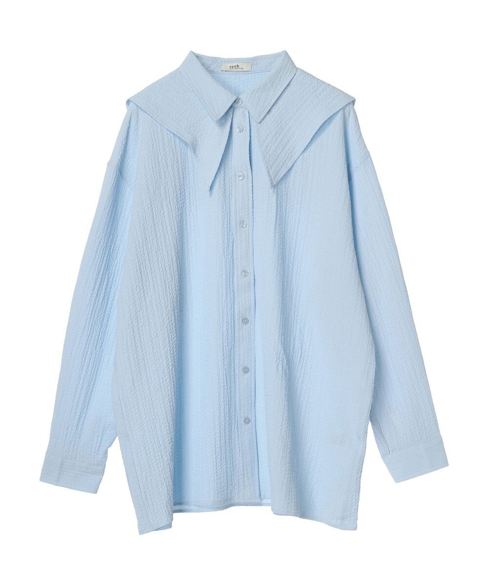 earth music&ecology ダブルカラーシャツ 