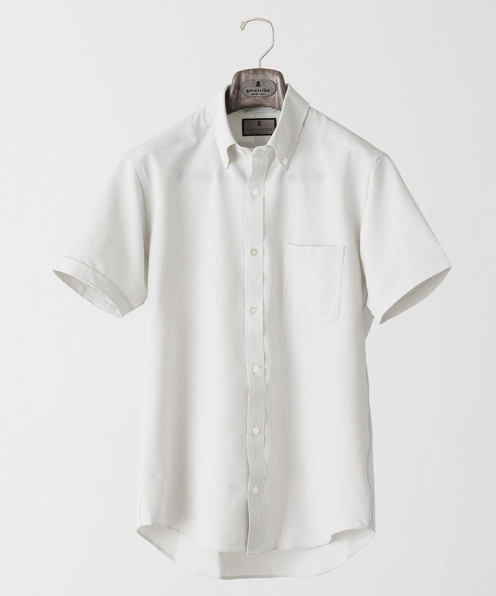 GOTAIRIKU とにかく涼しい/酷暑対応【シワになりにくい/吸水速乾】クールマックスサッカーシャツ 