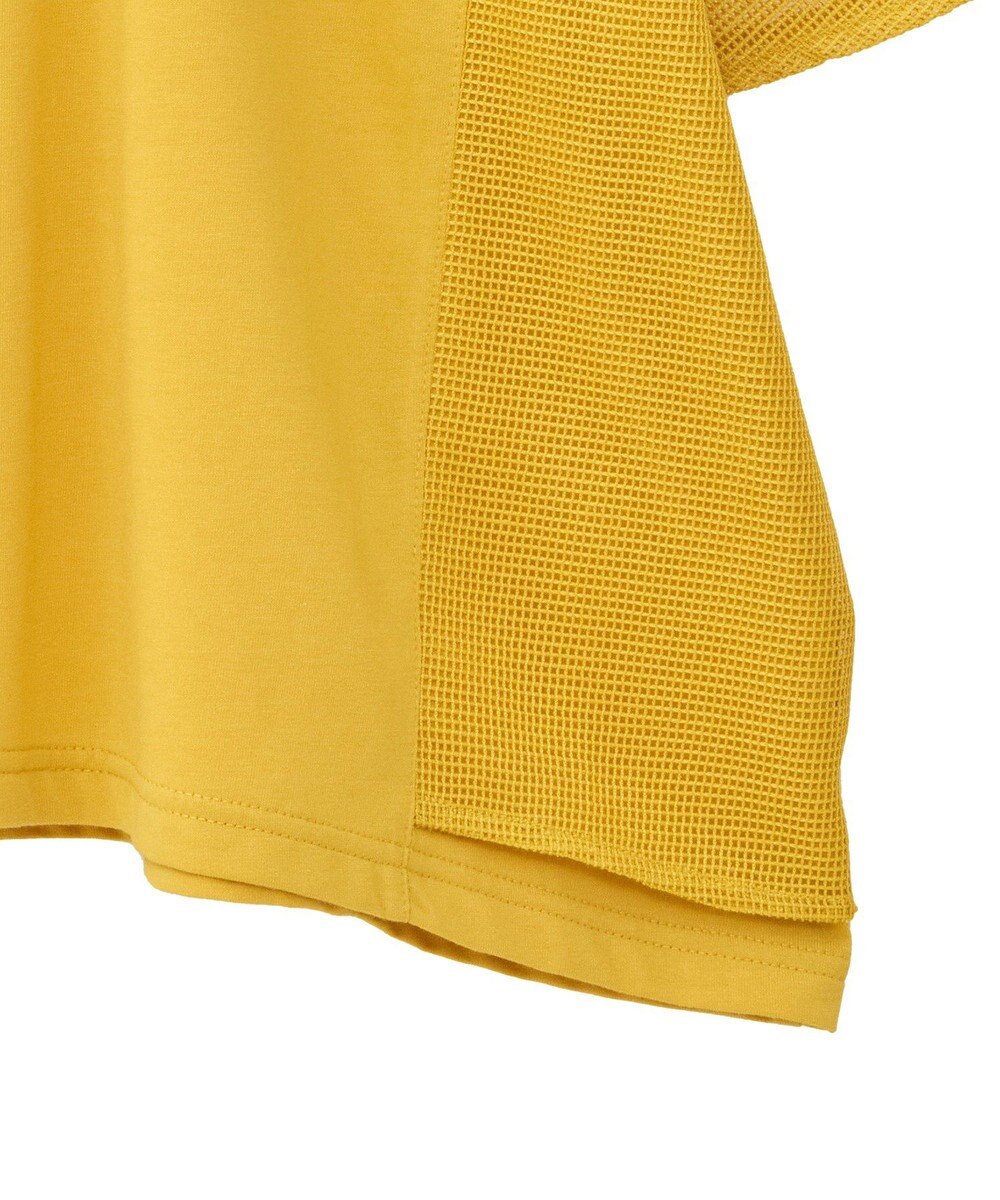 Green Parks 袖メッシュドッキングロゴプルオーバー 