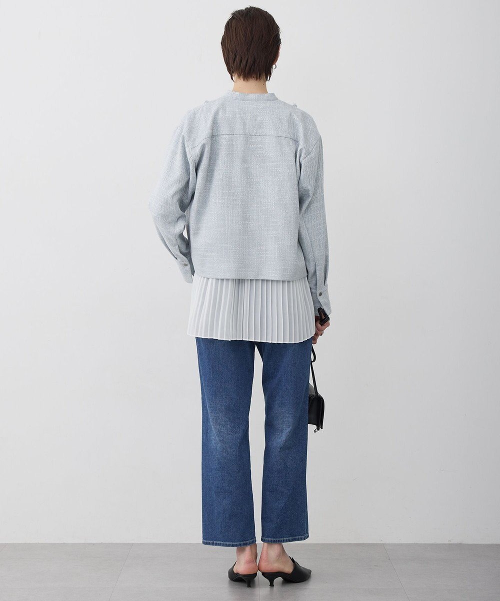 ICB L シフォンプリーツコンビ カットソー 