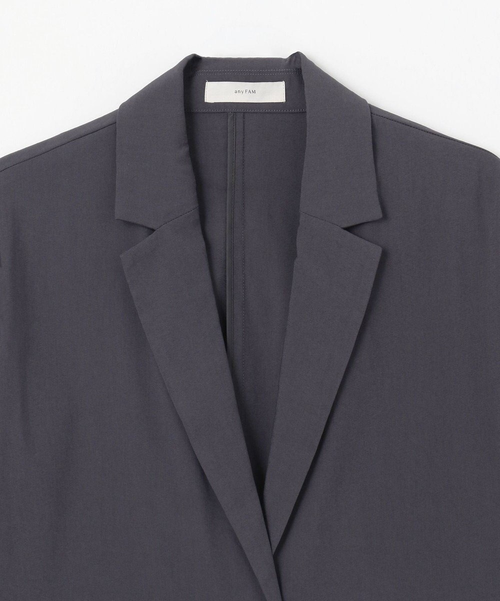 ANY L 【洗濯機可/接触冷感/UVケア】清涼リラックス半袖ジャケット 