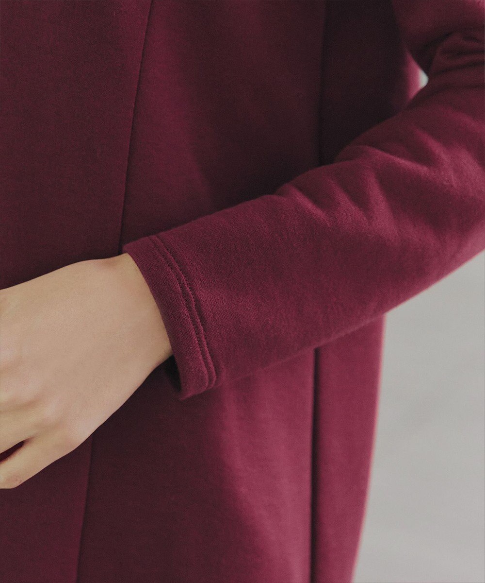 Tiaclasse L 【洗える】バックフレア裏毛チュニック 