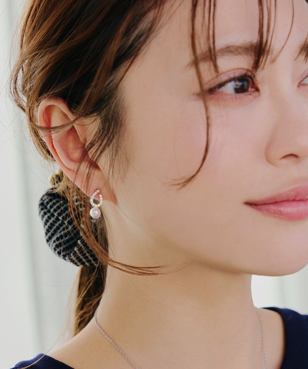 Tiaclasse 【金属アレルギー対応】ドロップ＋パールピアス 