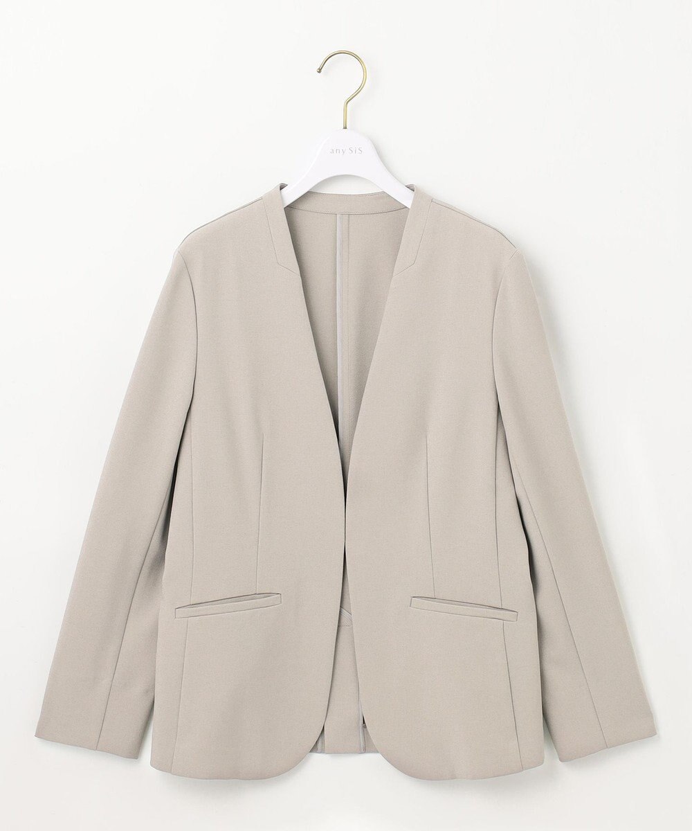 ANY SIS 【UVカット / 接触冷感 / 吸水速乾】スマートビューティストレッチ ノーカラージャケット 