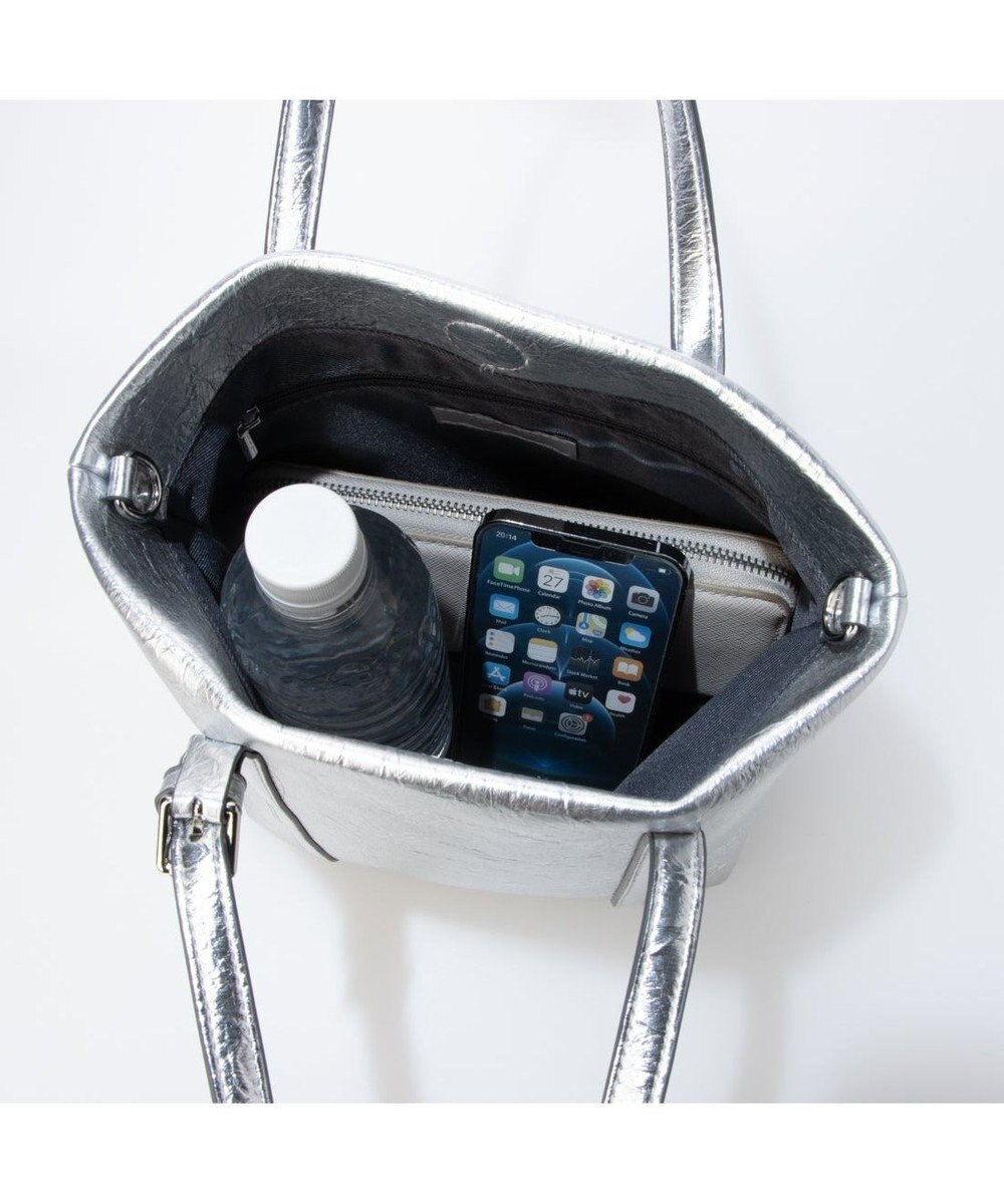 UNBILLION カシュカシュ cachecache / クラッシュメタリック2wayミニトート 