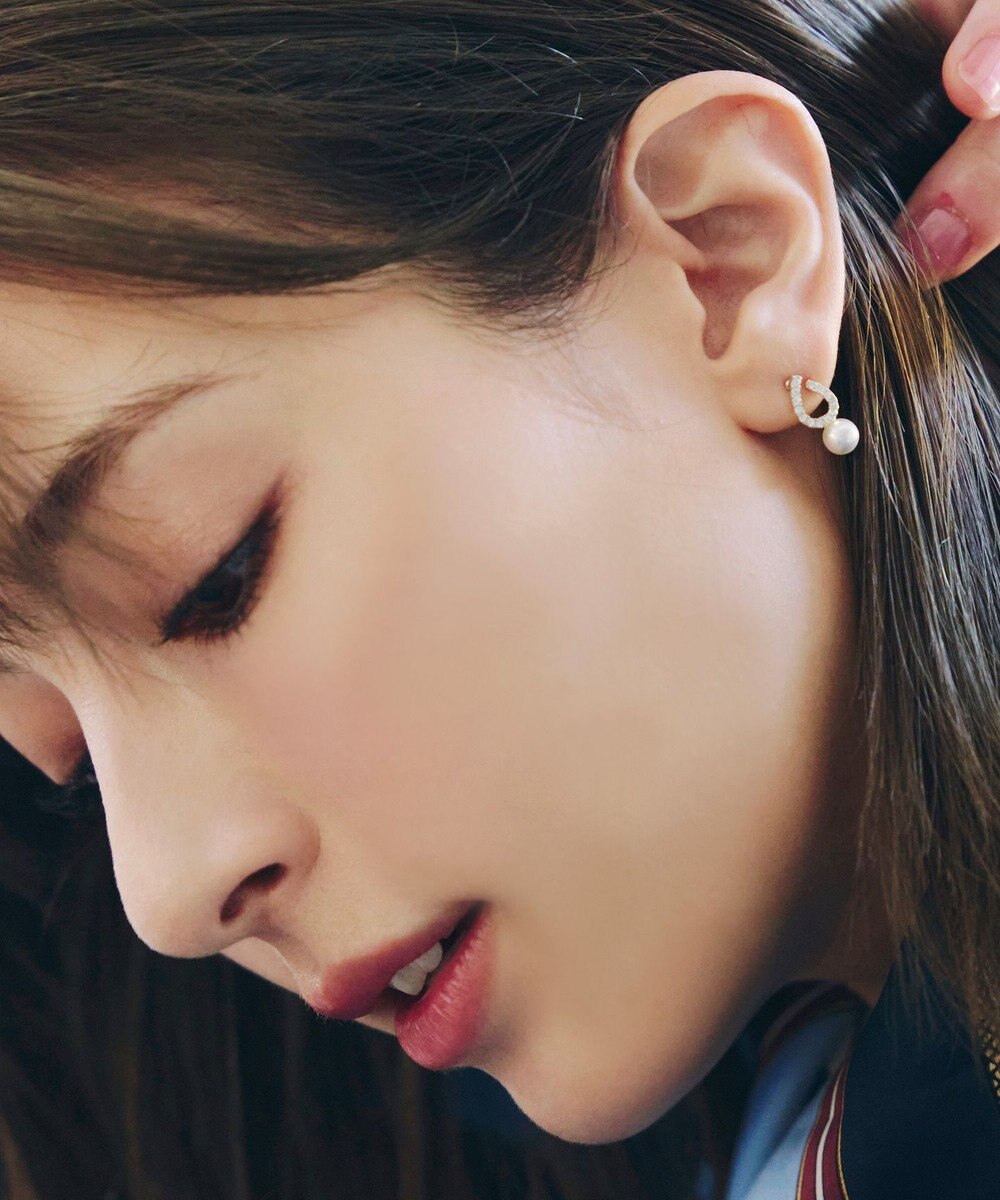 Tiaclasse 【金属アレルギー対応】ドロップ＋パールピアス 
