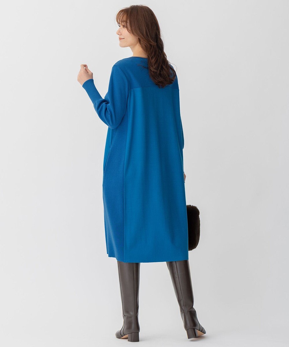 自由区 ウールニットコンビジャージー ワンピース 