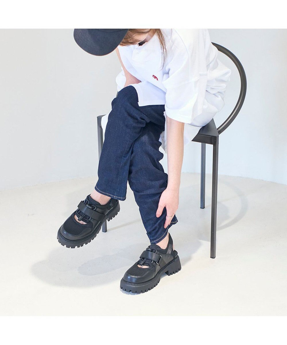 ing <ing>厚底スニーカーサンダル 