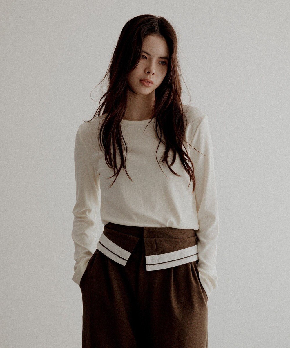 CRAFT STANDARD BOUTIQUE クルーネックバックメローカットソー 