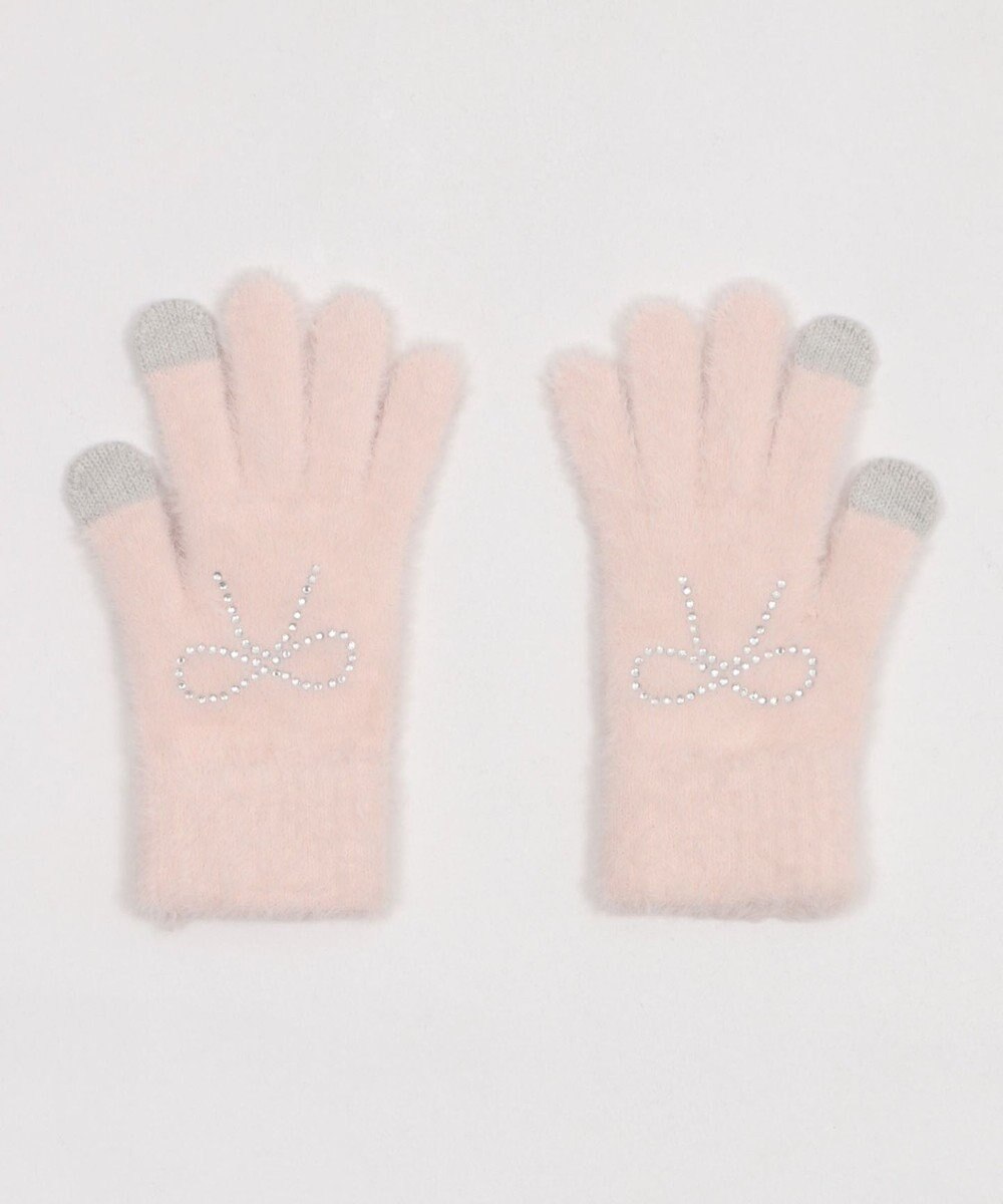 WEGO 【手袋】リボンラインストーングローブ 