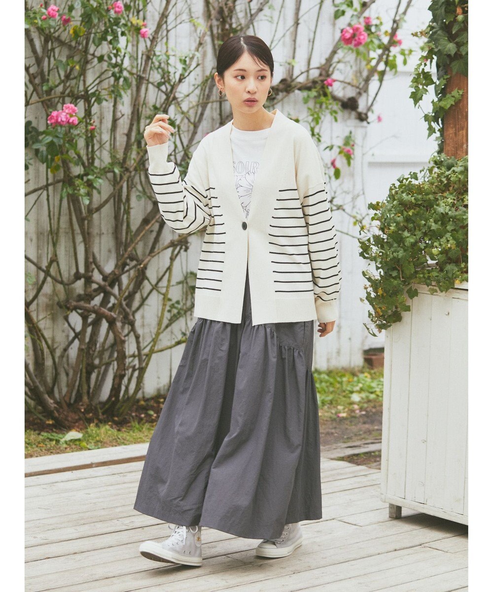 earth music&ecology ＵＶカット加工　ＢＩＧカーディガン 