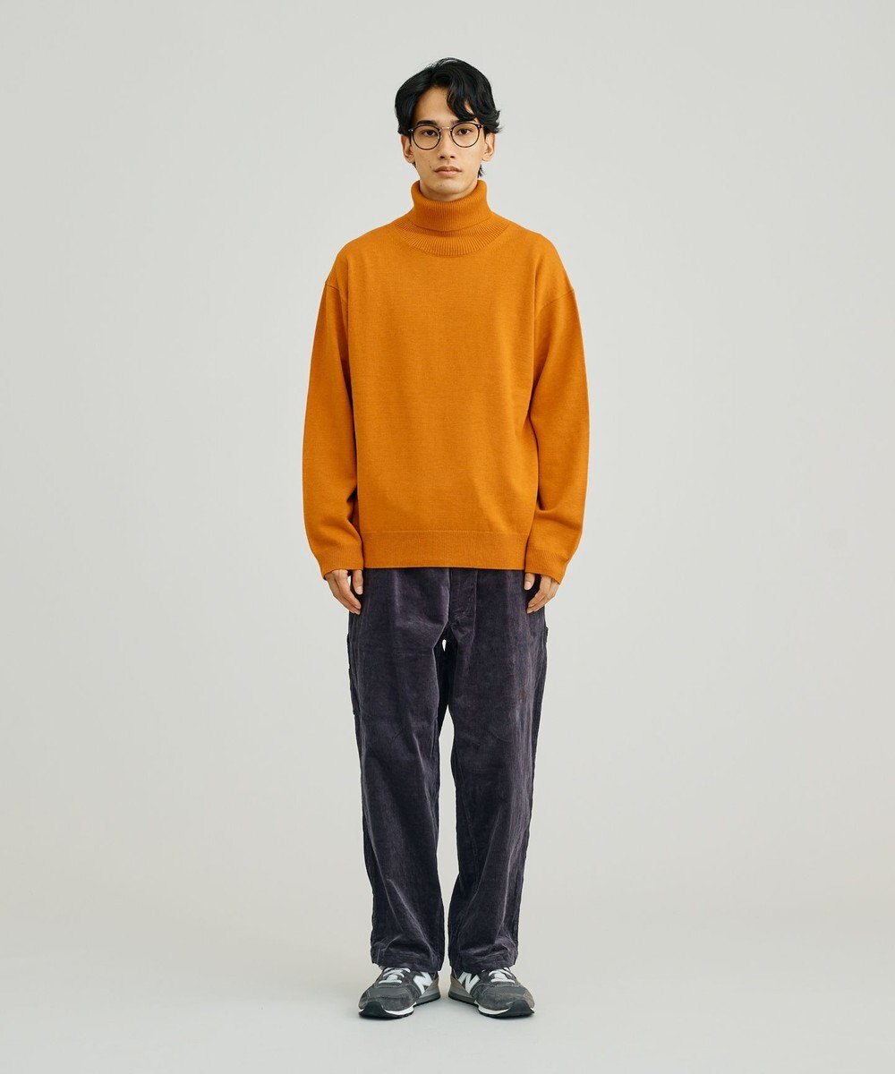 J.PRESS YORK STREET 【UNISEX】ANTI PILLING WOOL タートルニット 