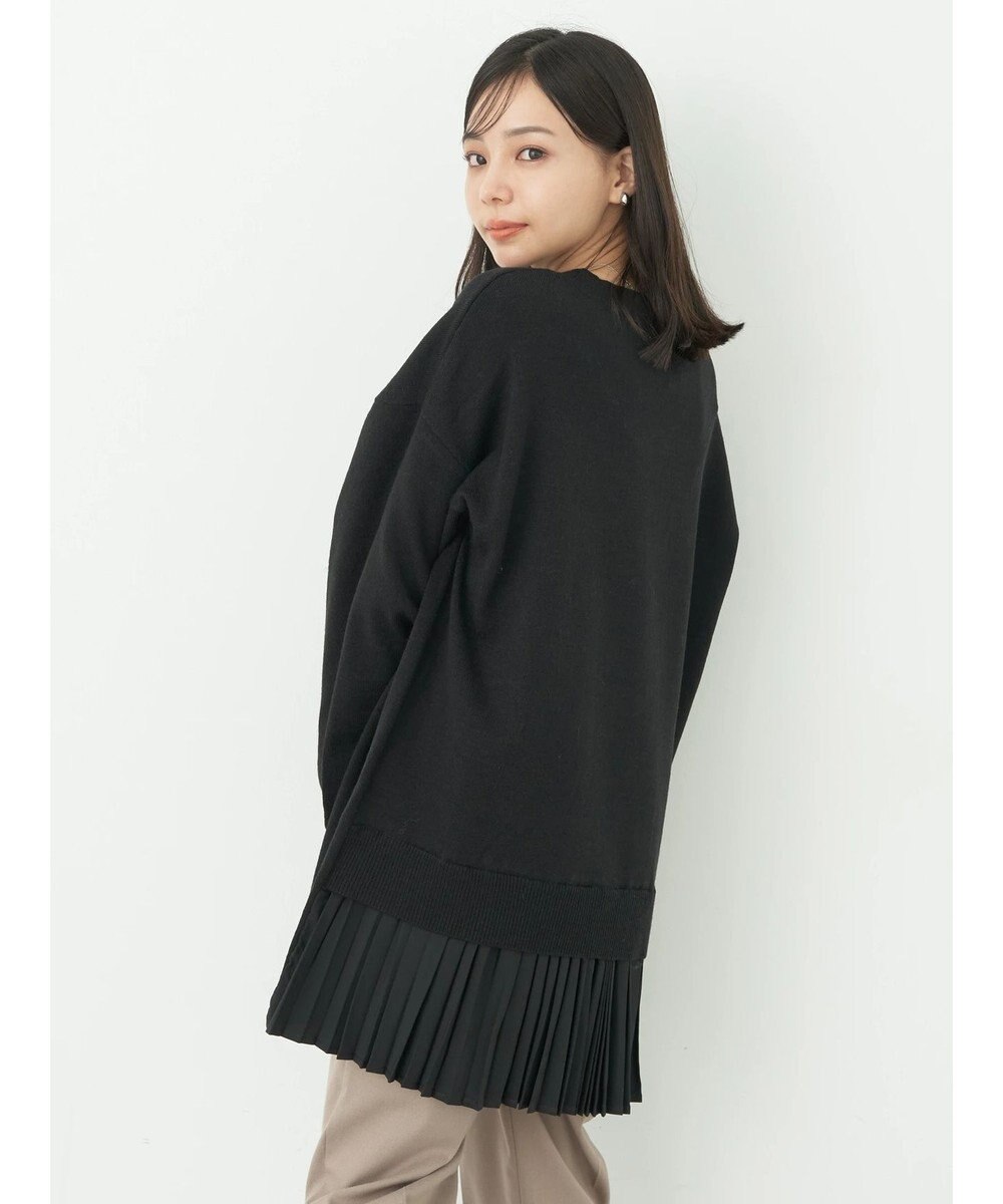 earth music&ecology バックヘムプリーツチュニック 