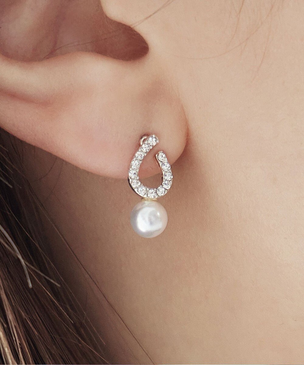 Tiaclasse 【金属アレルギー対応】ドロップ＋パールピアス 