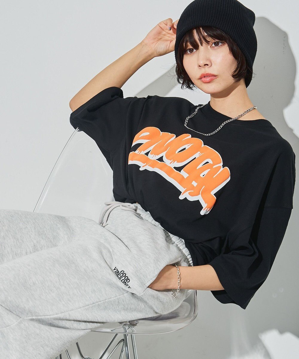 WEGO 【ユニセックス着用ITEM/ネックレス付き】アクセ付きグラフィックT（S） 