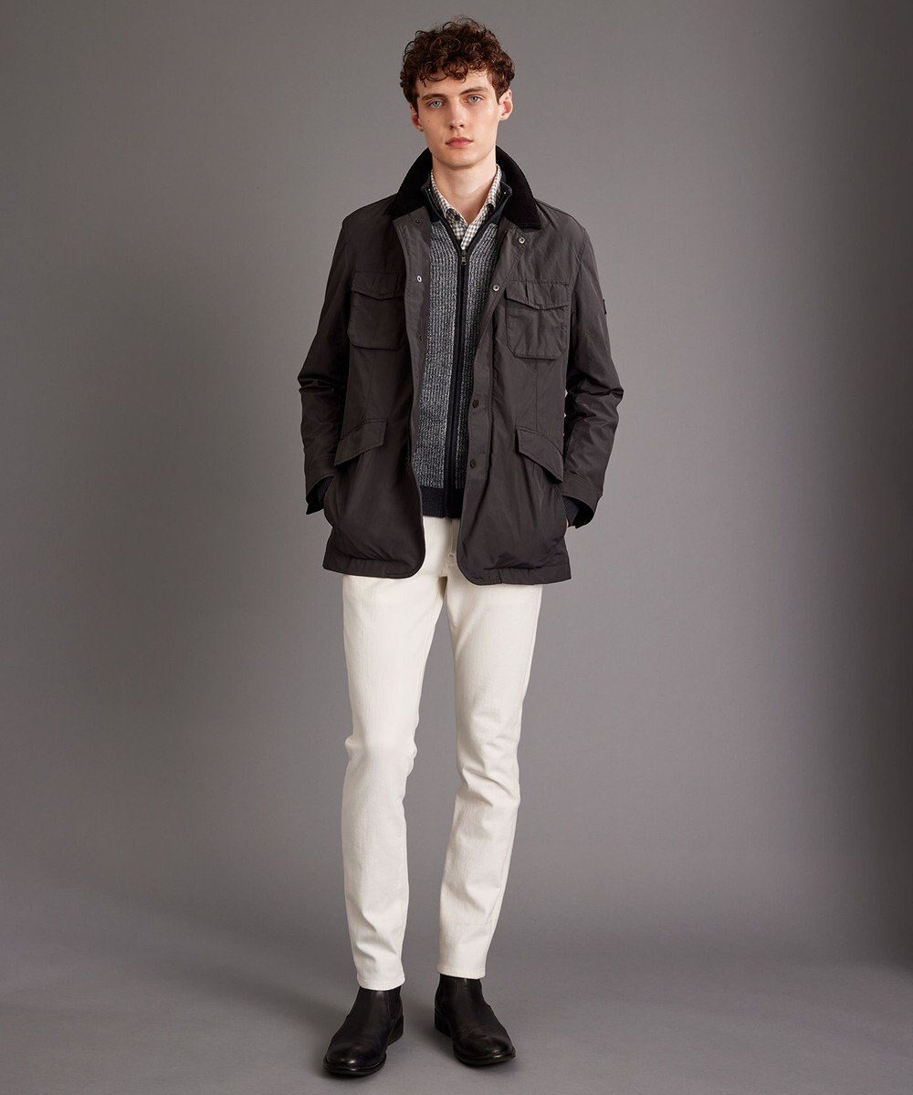 JOSEPH ABBOUD 【軽量】ワックスクロス ブルゾン 