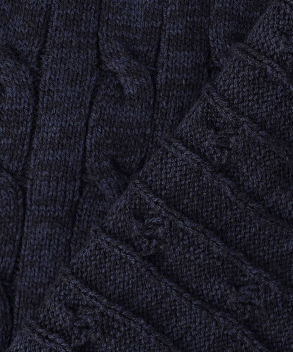 J.PRESS YORK STREET 【WOMEN】ケーブルチルデン ニットベスト 