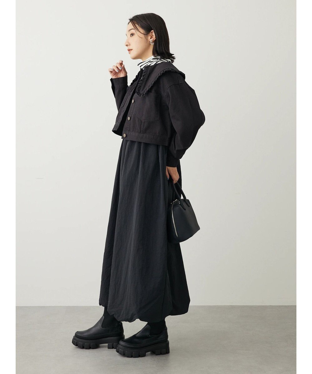 Green Parks ・Ｄｏｕｂｌｅ　Ｆｌａｇｓ　フリルカラージャケット 