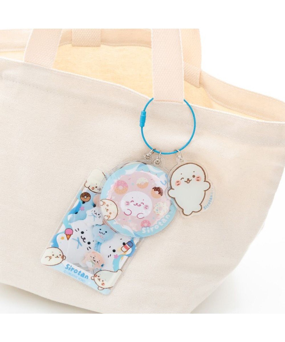 Mother garden しろたん フォト＆バッジホルダ― 《水色》 単品 