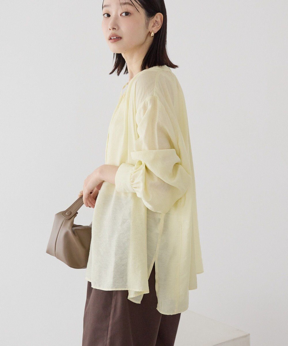 AMERICAN HOLIC スキッパーギャザーブラウス 