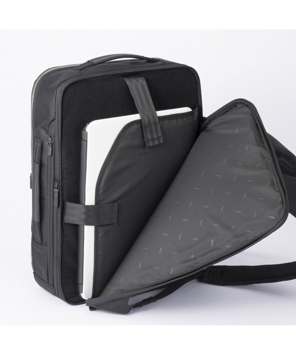 ACE BAGS & LUGGAGE ace. ガジェタブルR 10th ビジネスリュック  B4サイズ 15.6インチPC収納 19/23L エキスパンド 68964 エース 