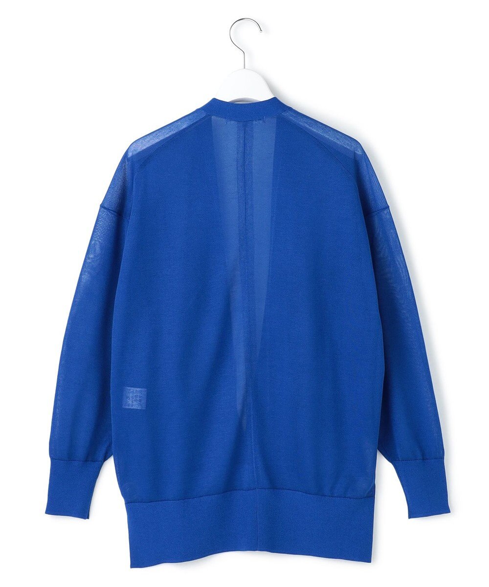 23区 L 【先行予約】シャイニーシアー フロントオープン カーディガン 