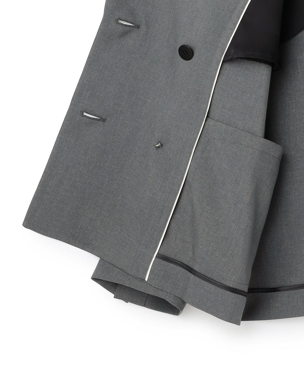 ICB 【WEB＆一部店舗限定】 SerikaWorsted トレンチ型ショートコート 