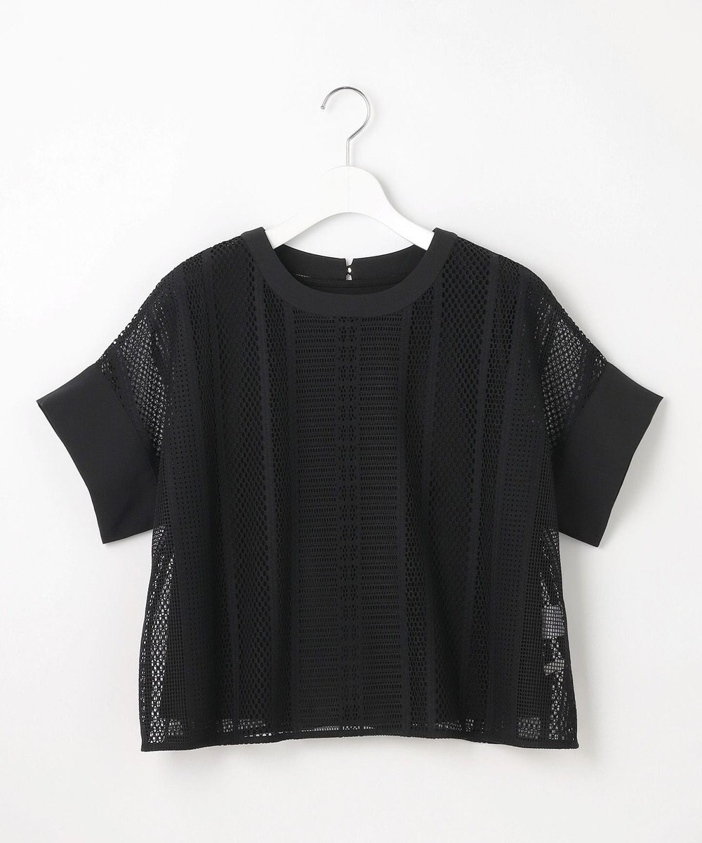 自由区 L 【洗える】レースエッジ Tシャツ&タンクトップセット トップス 