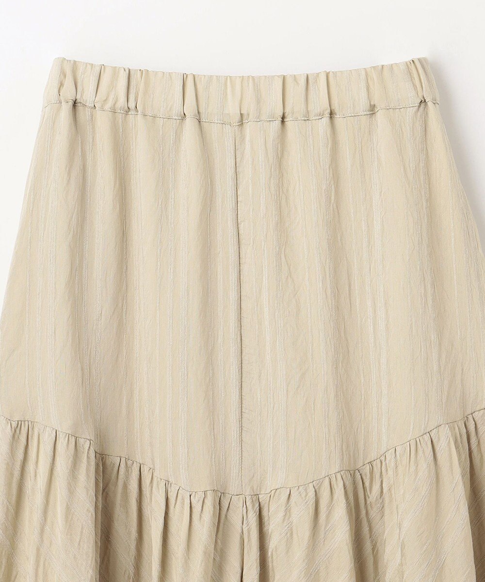 ANY 【ウエストゴム】モールストライプティアードスカート 