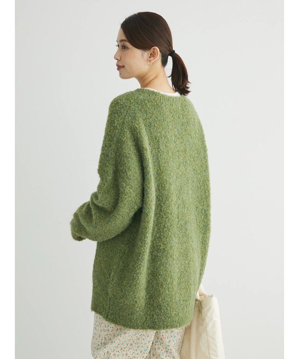 Green Parks ブークレゆるニットカーディガン 