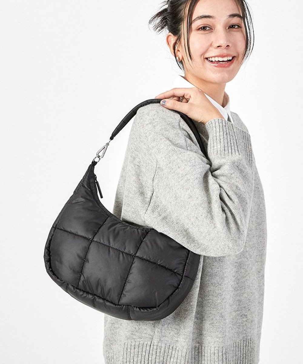 LeSportsac PUFFY N/S CONV HOBO/タイムレスノワール タイムレスノワール