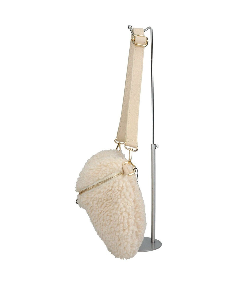 INTER-CHAUSSURES 【ANDREA CARDONE】レザーストラップボアショルダーバッグ 